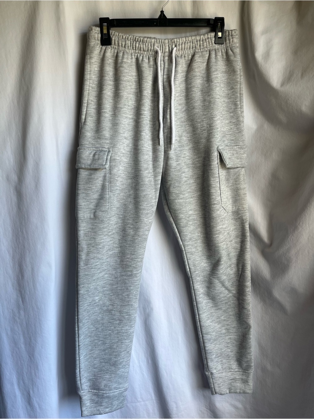Brooklyn Cloth Heather Gray Cargo Joggers